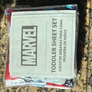 Marvel Spider man Toddler Sheet Set - Red, Blue, Black
